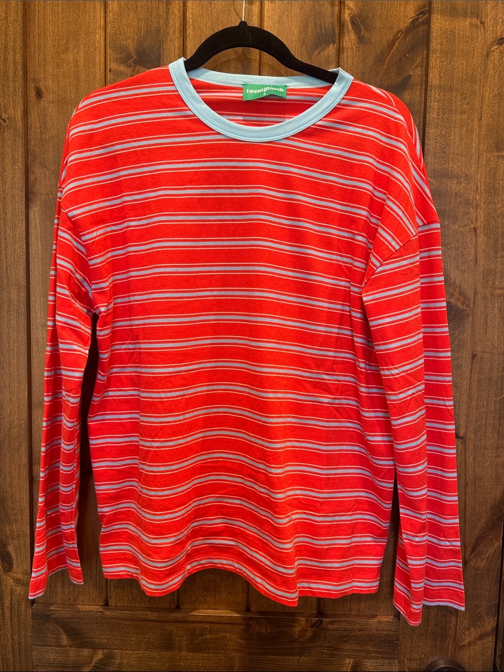 Relaxed Striped Long-sleeve